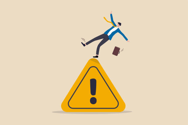 slip and fall cartoon image